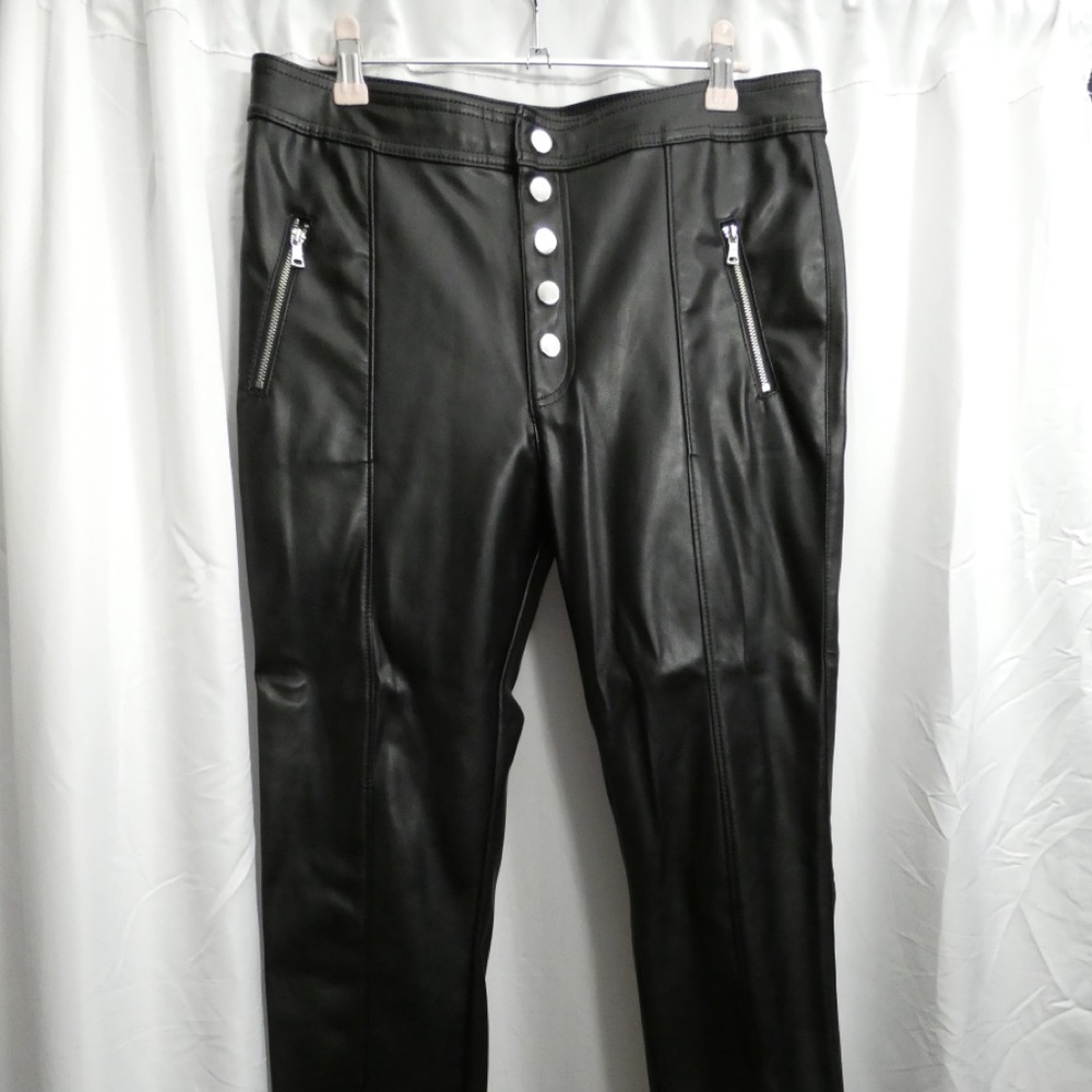 Black Leather Pant